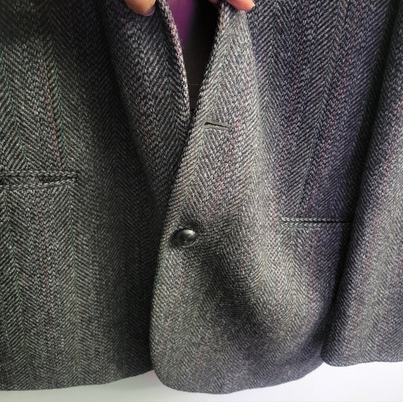 JACK FRASER Pure Virgin Wool Men's Blazer Made In Canada Size 44 - Picture 9 of 10